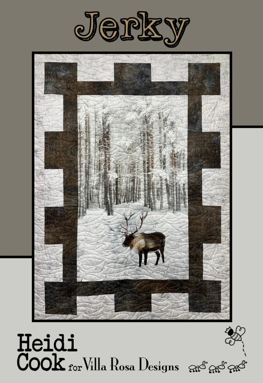 Villa Rosa Designs Jerky pattern - fat quarter quilt pattern - villa rosa