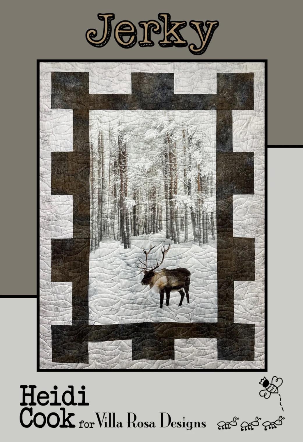 Villa Rosa Designs Jerky pattern - fat quarter quilt pattern - villa rosa