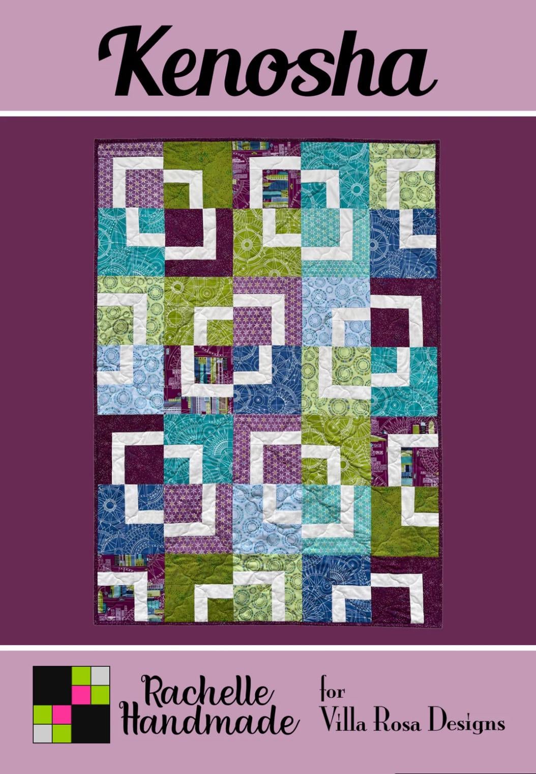 Villa Rosa Designs Kenosha pattern - fat quarter quilt pattern - villa Rosa