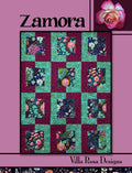 Villa Rosa Designs Zamora pattern - fat quarter quilt pattern - villa rosa