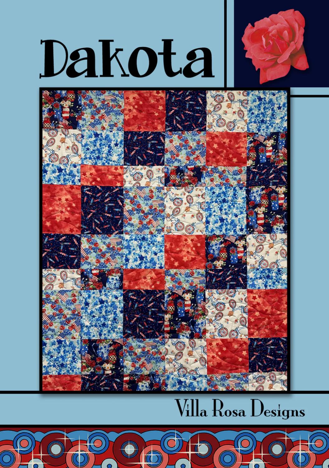 Villa Rosa Designs Dakota pattern - fat quarter quilt pattern - villa rosa