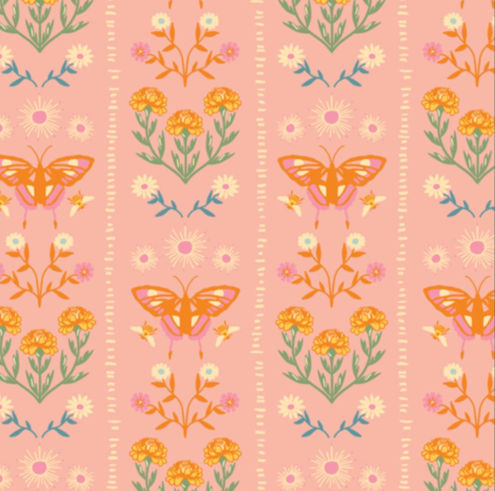 IN STOCK Art Gallery Marigold - FQ Fabric Wonders Designed  by Maureen Cracknell Fat Quarter Bundle - floral Fat Quarters