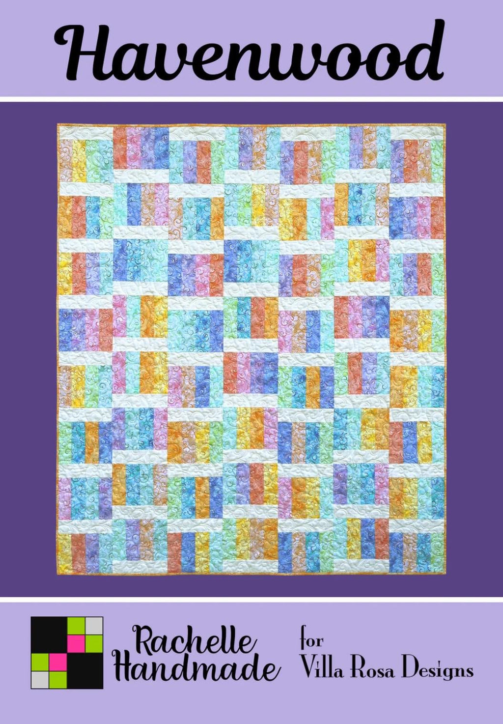 Villa Rosa Designs Havenwood pattern - jellyroll quilt pattern - villa rosa - quilt pattern