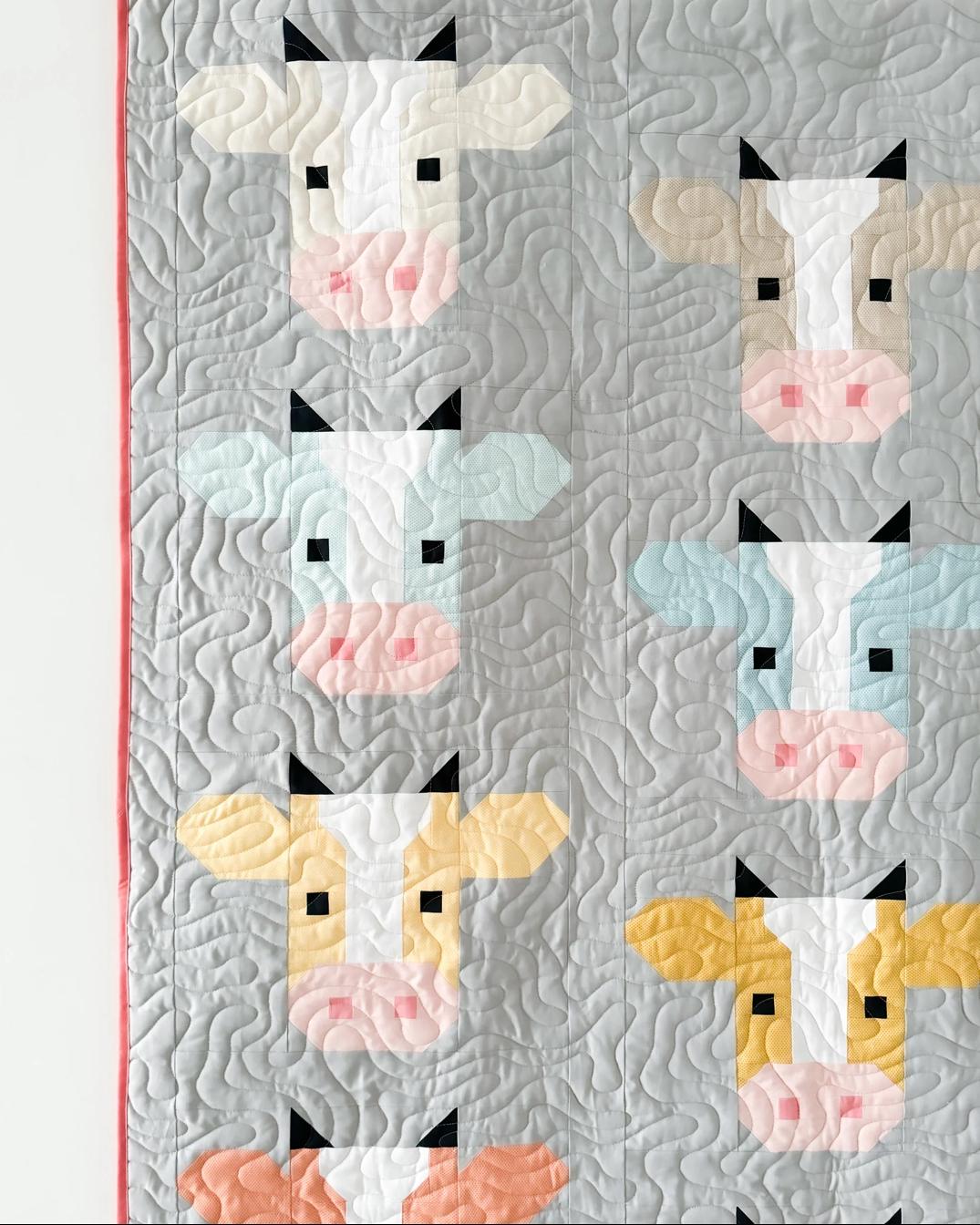 Cotton and Joy Annabelle Quilt Pattern - quilt pattern - paper pattern - layer cake  pattern - fat quarter pattern
