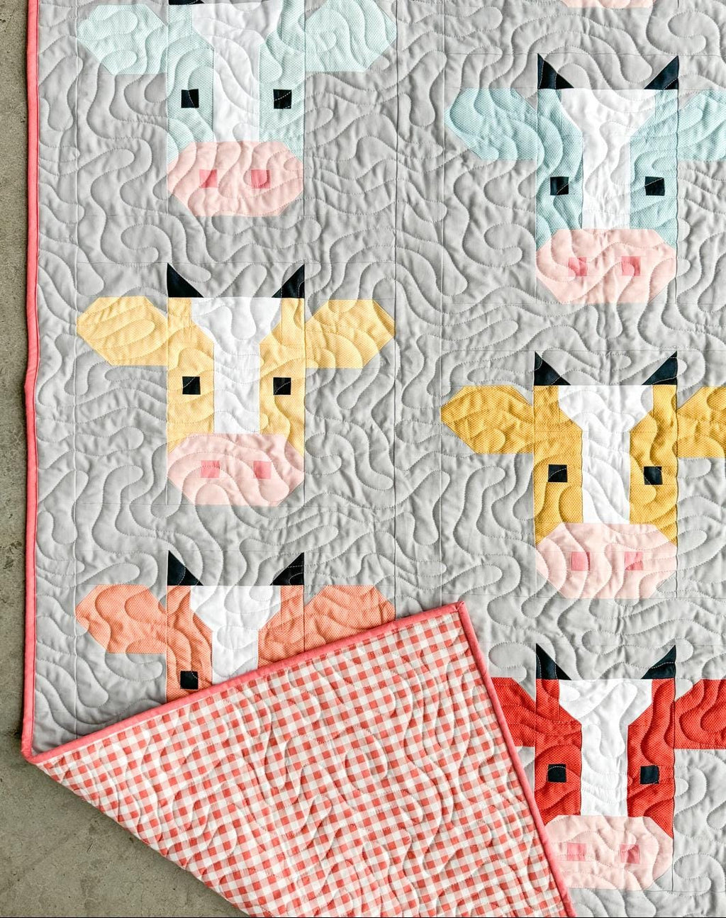 Cotton and Joy Annabelle Quilt Pattern - quilt pattern - paper pattern - layer cake  pattern - fat quarter pattern