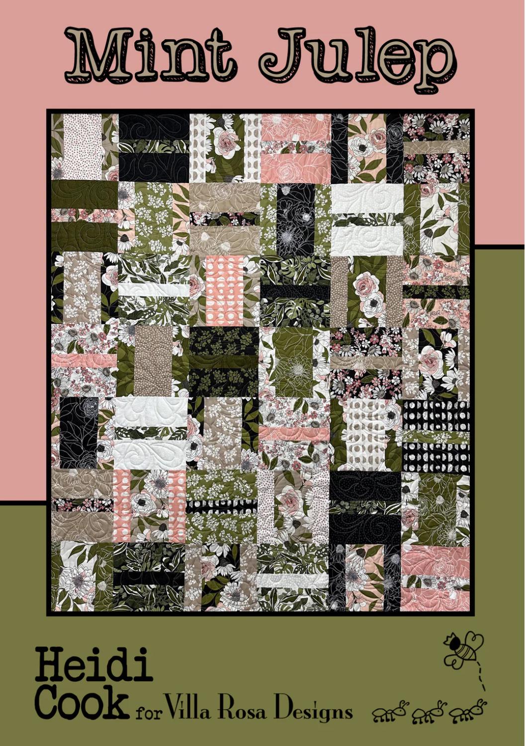 Villa Rosa Designs Mint Julep pattern - layer cake quilt pattern - villa rosa - Mint Julep quilt pattern