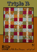 Villa Rosa Designs Triple It pattern - fat quarter quilt pattern - villa rosa