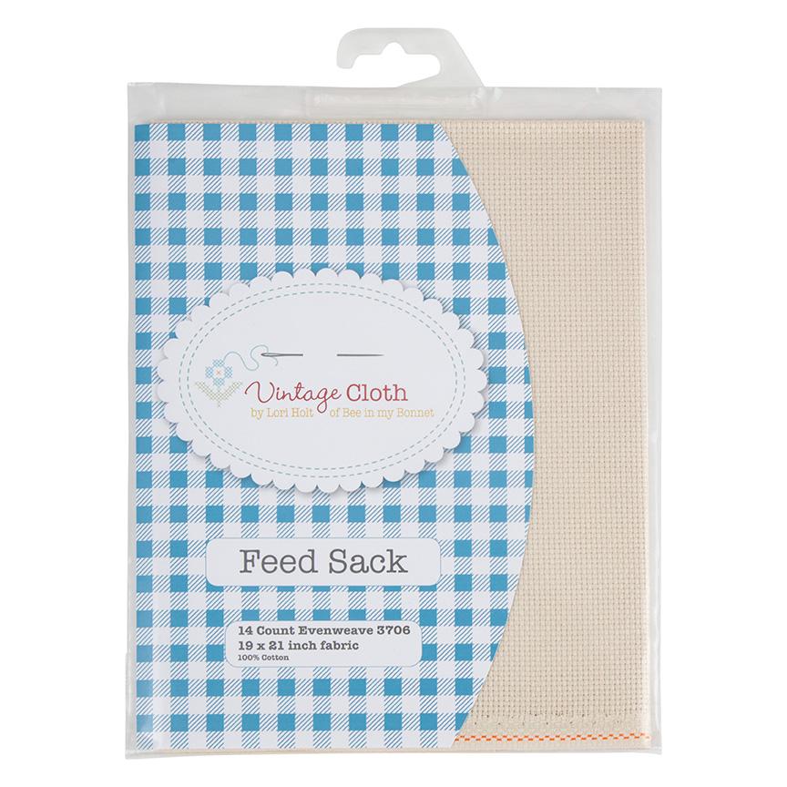 Lori Holt Vintage Cloth 14-Count Aida Feed Sack - Cross Stitch Cloth