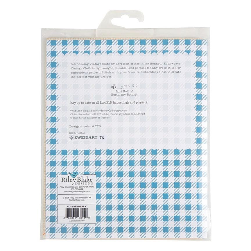 Lori Holt Vintage Cloth 14-Count Aida Feed Sack - Cross Stitch Cloth
