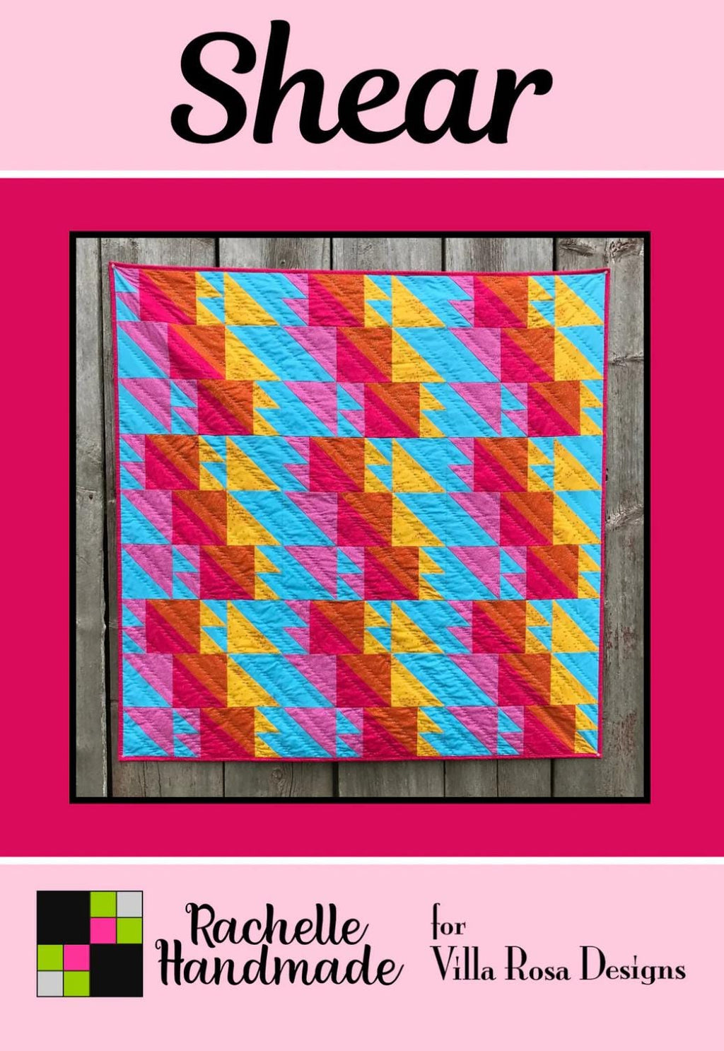 Villa Rosa Designs Shear pattern - yardage quilt pattern - villa rosa - Shear quilt pattern