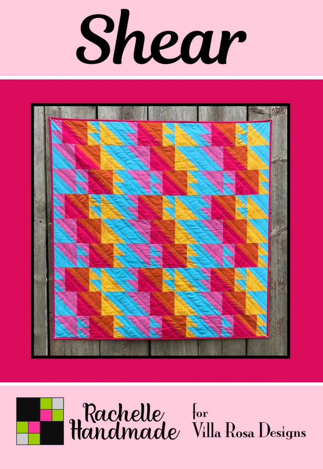 Villa Rosa Designs Shear pattern - yardage quilt pattern - villa rosa - Shear quilt pattern
