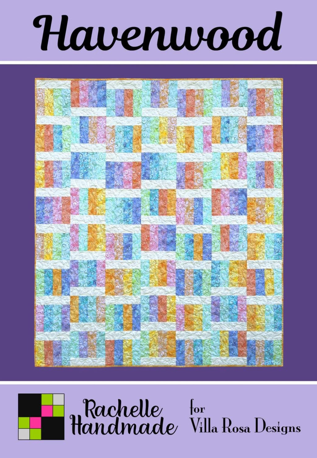 Villa Rosa Designs Havenwood quilt pattern - jellyroll quilt pattern - villa rosa pattern