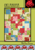 Villa Rosa Designs Oklahoma Quilt pattern - fat quarter quilt pattern - villa rosa