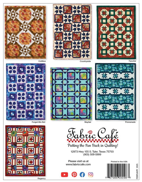 Fabric Cafe Make It Home With 3-Yard Quilts Book - Fabric Cafe Pattern - 3 yard quilts