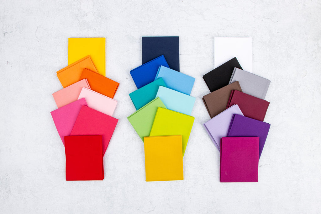 PREORDER Riley Blake Confetti Cotton Rainbow Fat Quarter Bundle - confetti cotton Fat Quarters - Riley Blake fat quarter Bundle -
