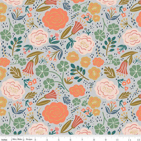 IN STOCK Riley Blake Ivy Reese Fat Quarter Bundle - floral fabric - floral Fat Quarters - Riley Blake fat quarter Bundle -