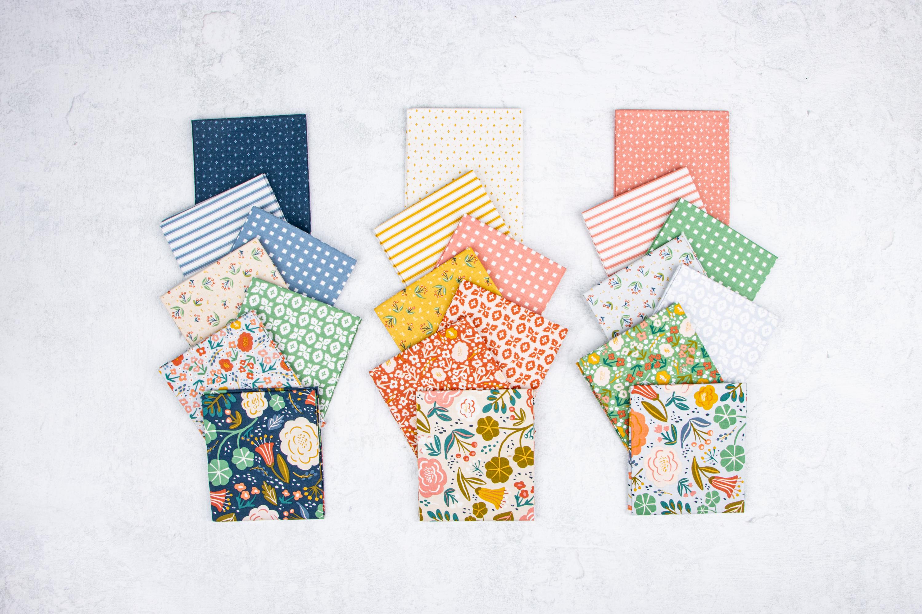 IN STOCK Riley Blake Ivy Reese Fat Quarter Bundle - floral fabric - floral Fat Quarters - Riley Blake fat quarter Bundle -