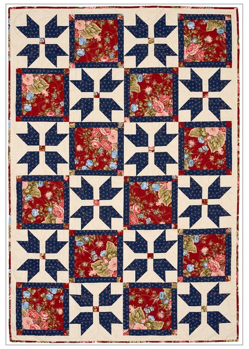 Fabric Cafe Make It Home With 3-Yard Quilts Book - Fabric Cafe Pattern - 3 yard quilts