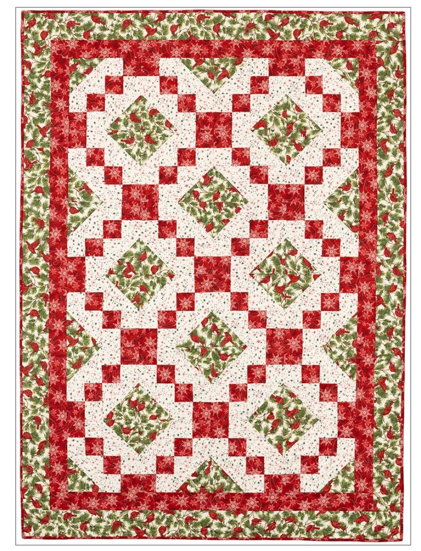 Fabric Cafe Quick Christmas 3-Yard Quilts Book - Fabric Cafe Pattern - 3 yard quilts