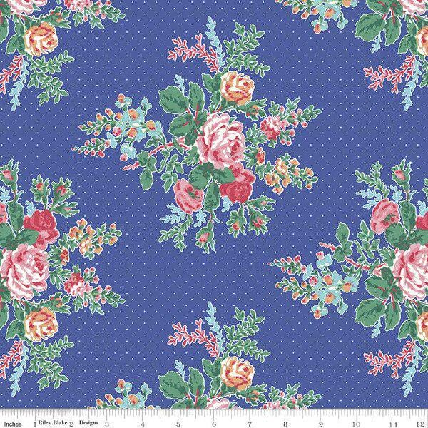 IN STOCK  Riley Blake Simple Pleasures Fat Quarter Bundle - floral fabric - floral Fat Quarters - Riley Blake fat quarter Bundle -
