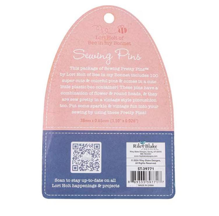 IN STOCK Lori Holt Sewing Pretty Pins  - sewing pins - sewing notions