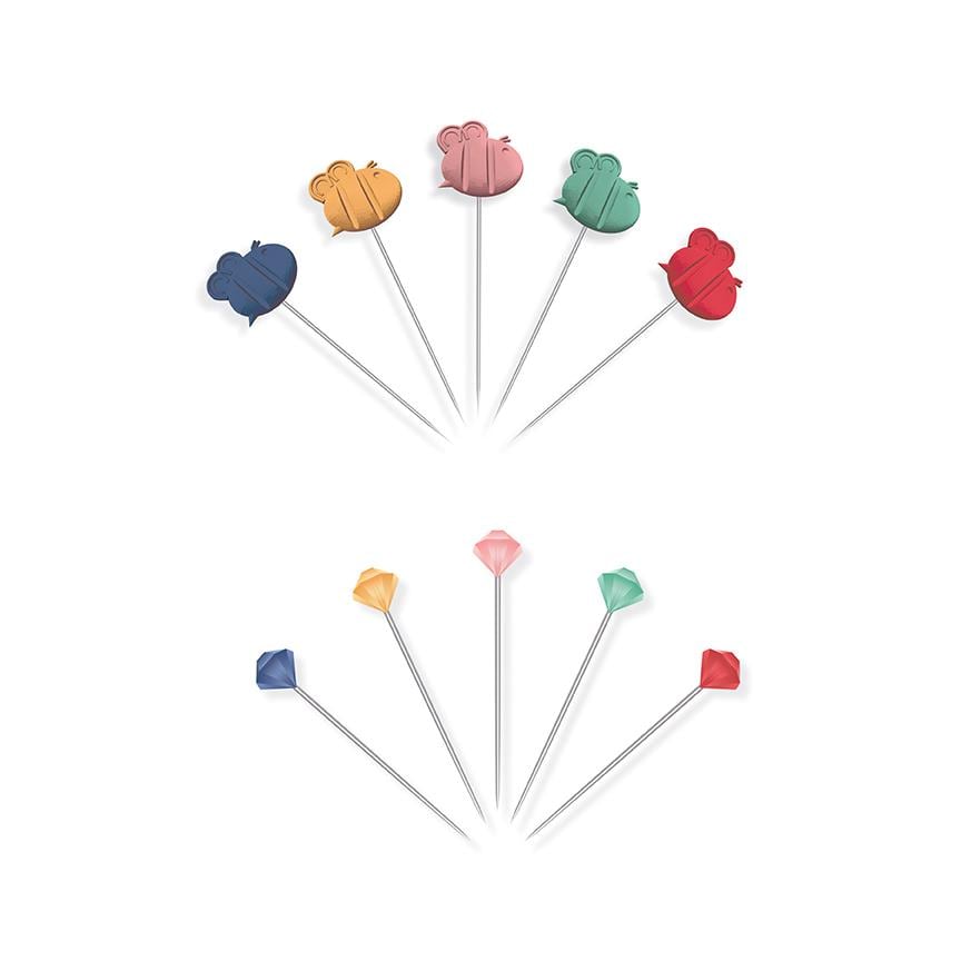 IN STOCK Lori Holt Quilting Pretty Pins  - sewing pins - sewing notions