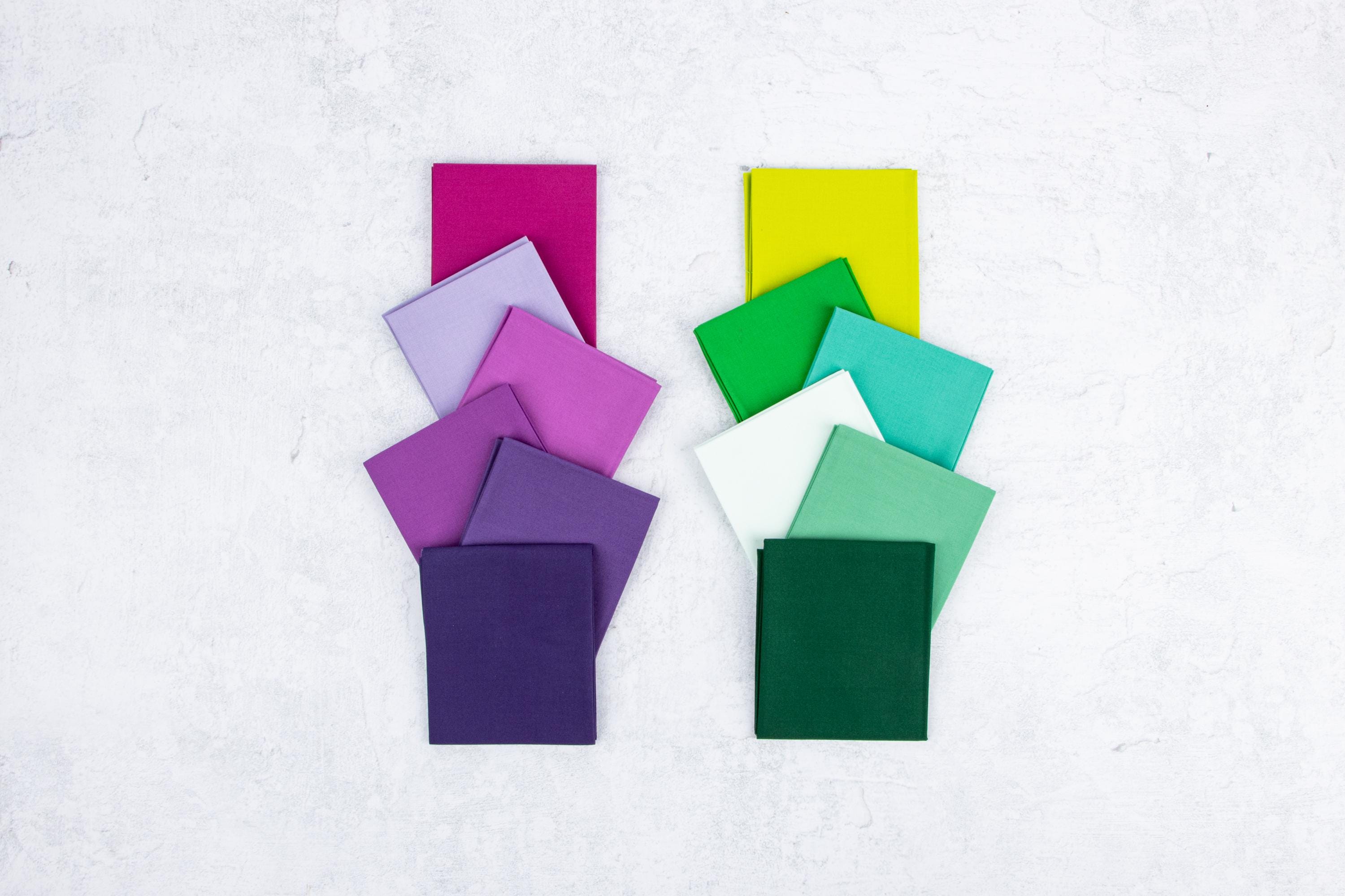 PREORDER Riley Blake Confetti Cotton Purple Vibrations Fat Quarter Bundle - confetti cotton Fat Quarters - Riley Blake fat quarter Bundle -