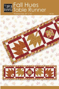 Tara Reed Fall Hues Table Runner Pattern - fall tablerunner pattern