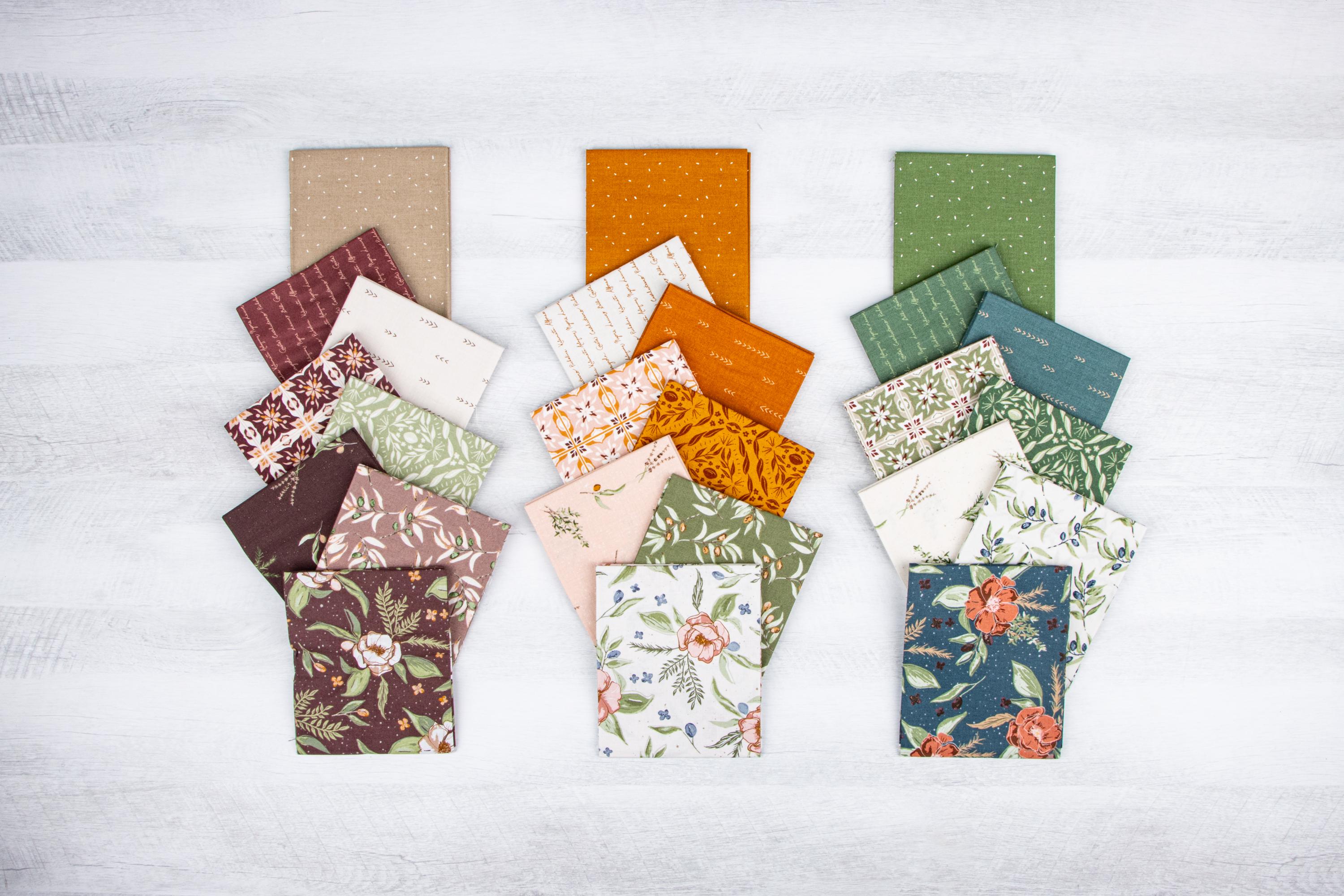 IN STOCK Riley Blake Olive Grove Rolie Polie - 2.5 inch strips - quilting jelly rolls - floral jelly roll- floral fabric - spring