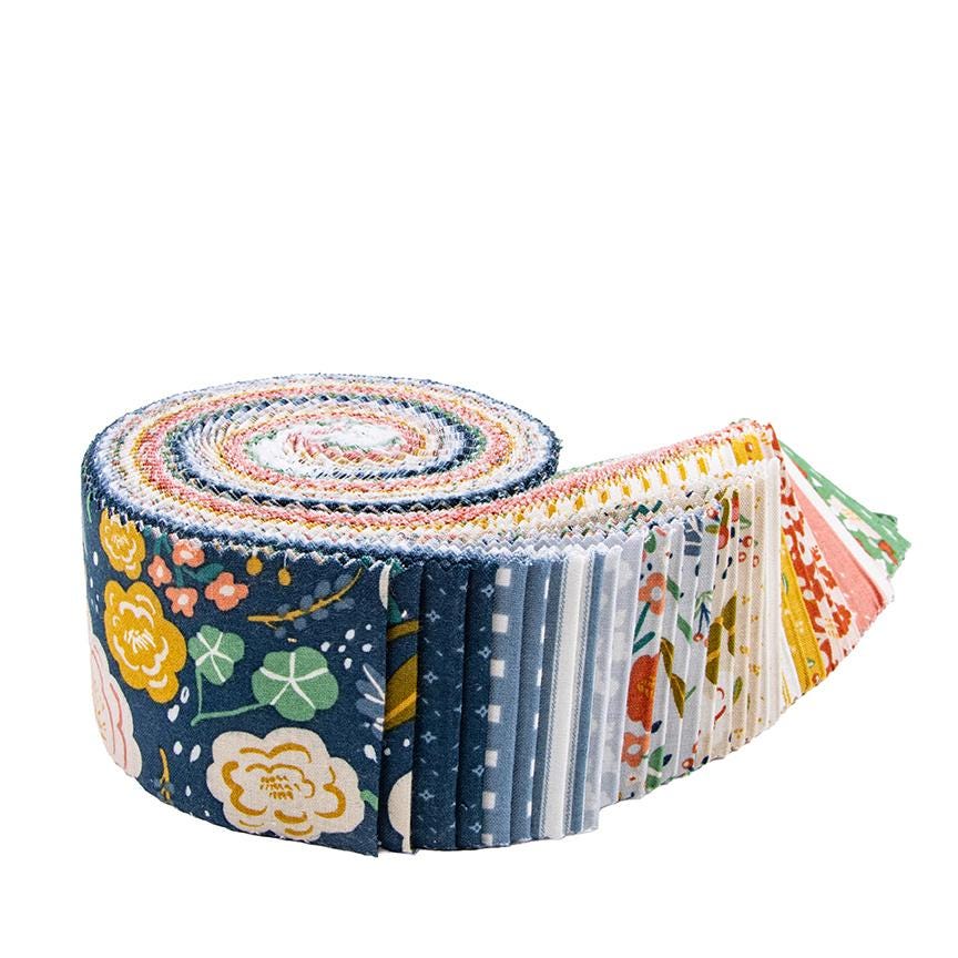 IN STOCK Riley Blake Ivy Reese Rolie Polie - 2.5 inch strips - quilting jelly rolls - floral jelly roll - fall fabric