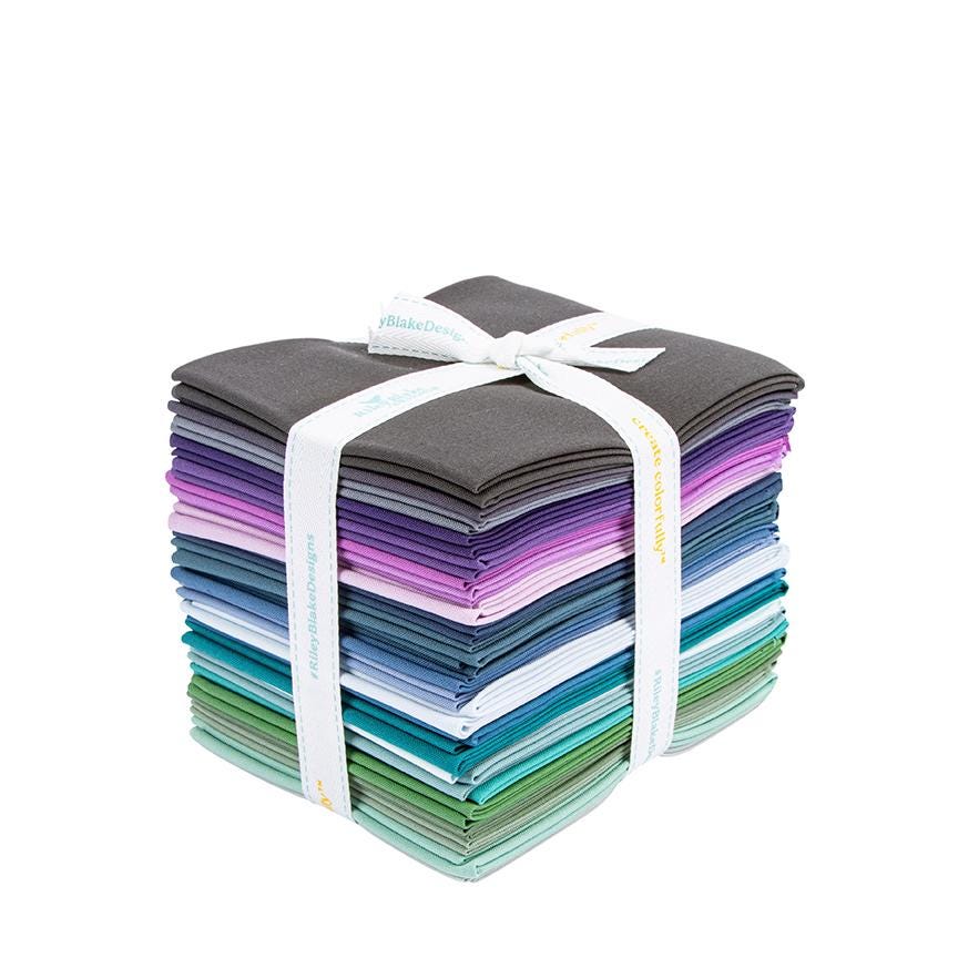 PREORDER Riley Blake Confetti Cotton Cool Fat Quarter Bundle - confetti cotton Fat Quarters - Riley Blake fat quarter Bundle -