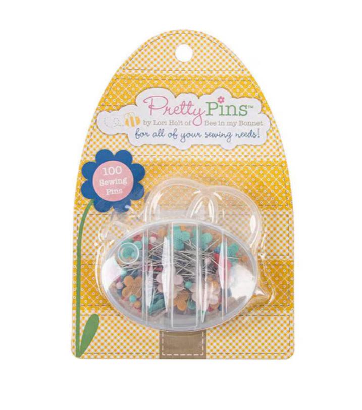 IN STOCK Lori Holt Sewing Pretty Pins  - sewing pins - sewing notions