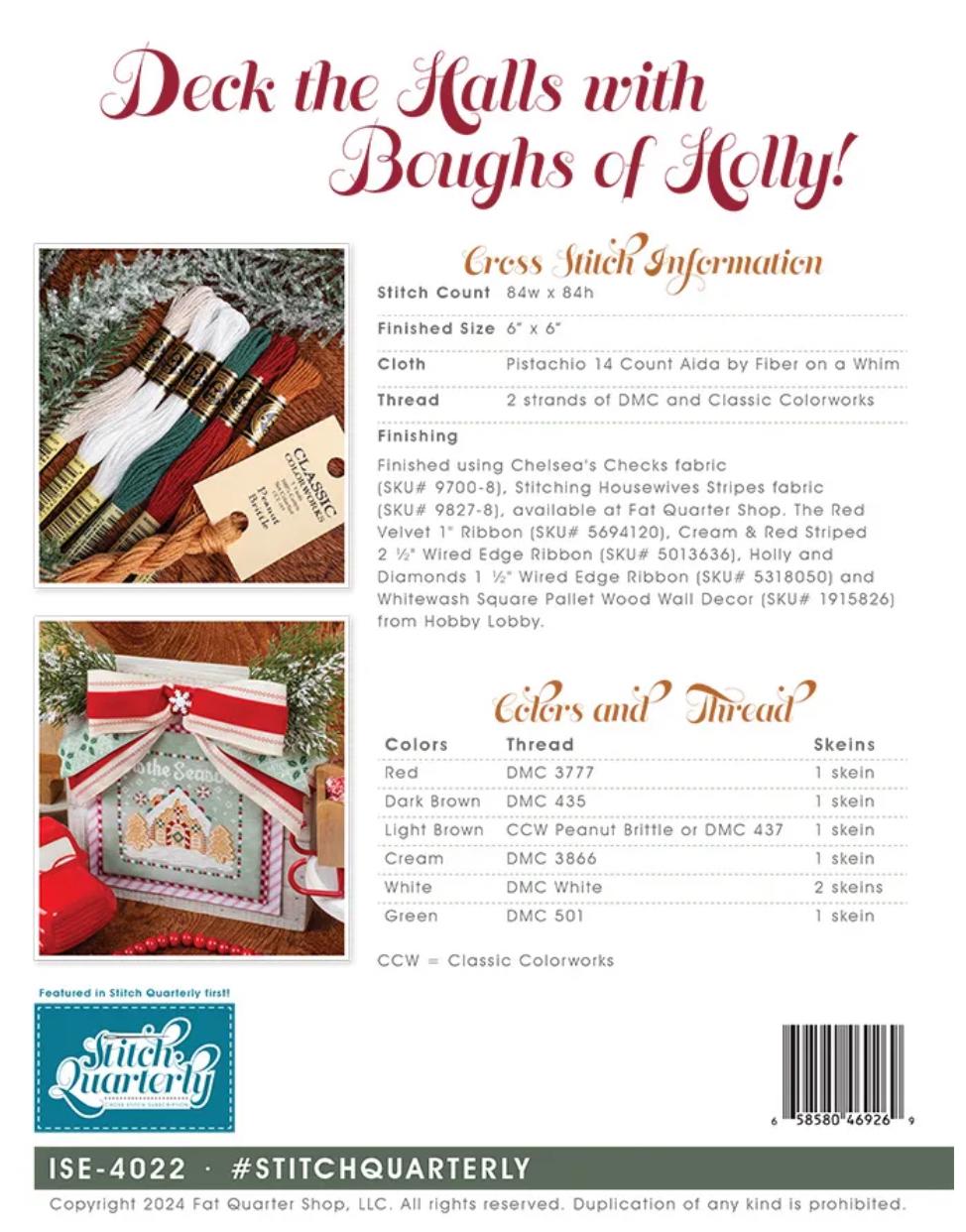 Tis the Season Cross Stitch Pattern It's Sew Emma