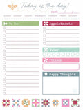 Today is the Day! Notepad Lori Holt of Bee in my Bonnet Co. for It's Sew Emma