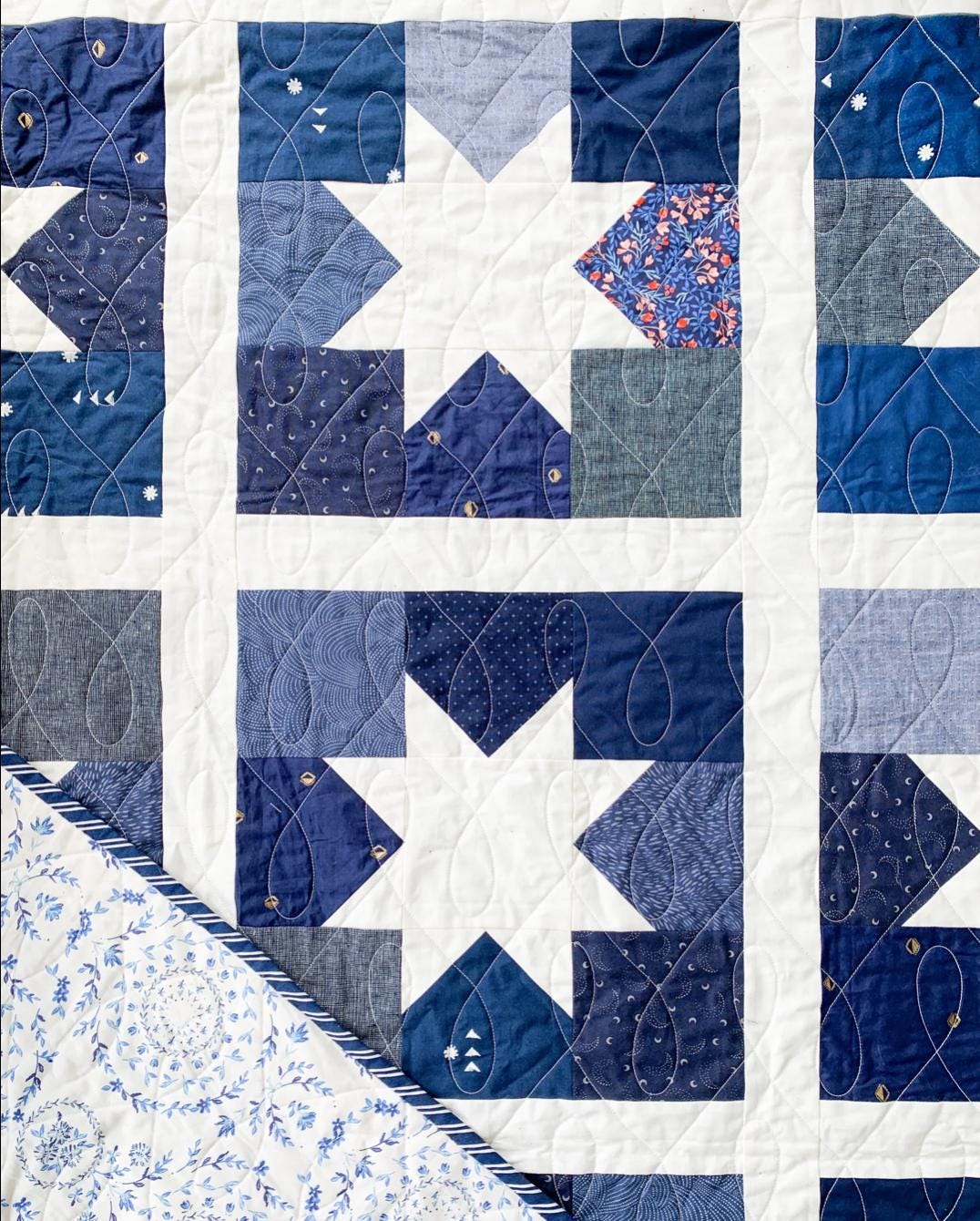 Cotton and Joy Fran Gulick Joyful Stars Quilt Pattern