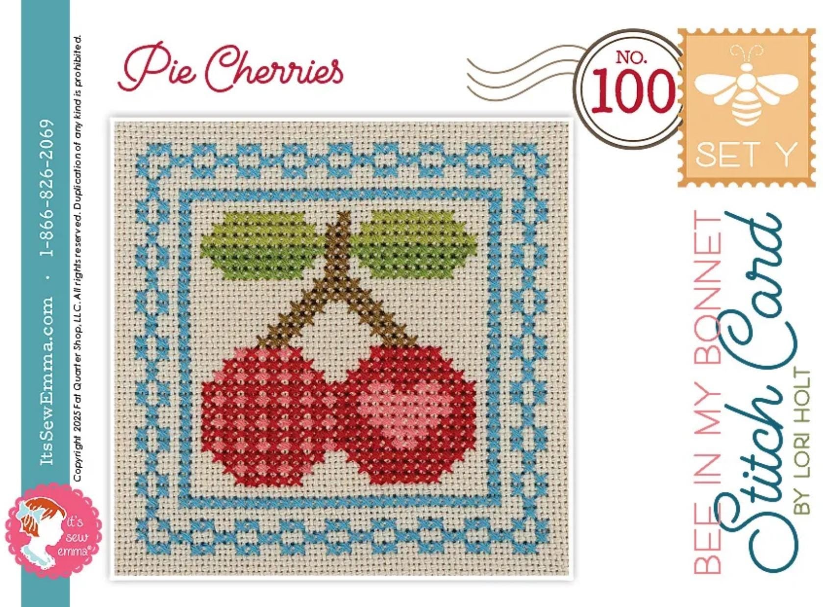 Bee in My Bonnet Stitch Cards Set Y Lori Holt of Bee in my Bonnet - cross stitch pattern