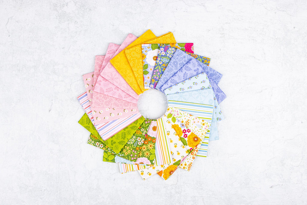 IN STOCK Riley Blake Lil Darlin Fat Quarter Bundle - floral fabric - floral Fat Quarters - Riley Blake fat quarter Bundle -