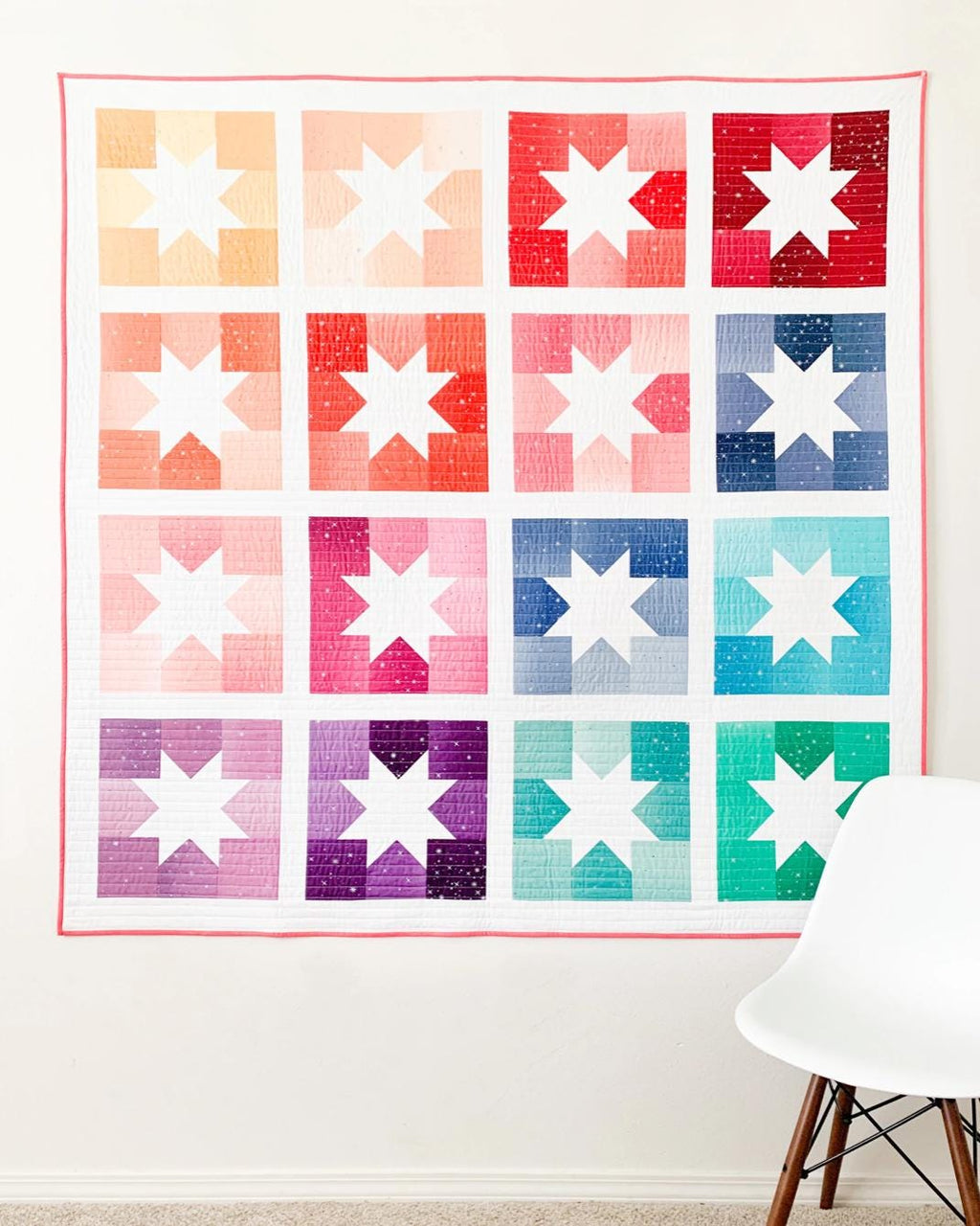 Cotton and Joy Fran Gulick Joyful Stars Quilt Pattern