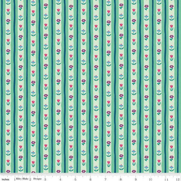 IN STOCK Riley Blake The Genesis of A Journey 5 piece Mini Fat Quarter Bundle - floral fabric - floral Fat Quarters - Riley Blake