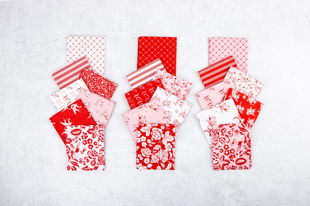 PREORDER Riley Blake Letters to Cupid Fat Quarter Bundle - Valentine Fat Quarters - Riley Blake fat quarter Bundle -