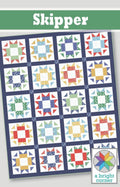 A Bright Corner Skipper Quilt Pattern quilt pattern - quilt pattern - paper pattern - layer cake  pattern - fat quarter pattern