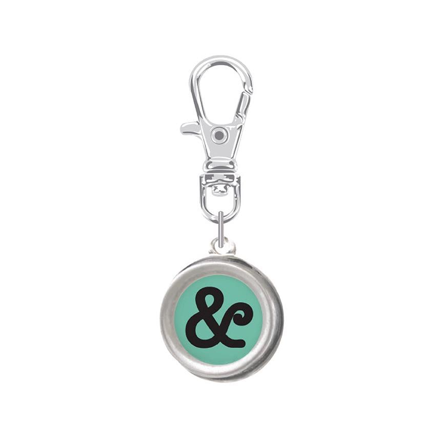 PREORDER Lori Holt Enamel Happy “&”  Charm  - Typewriter Keys Charm - Lori Holt Type / Ography