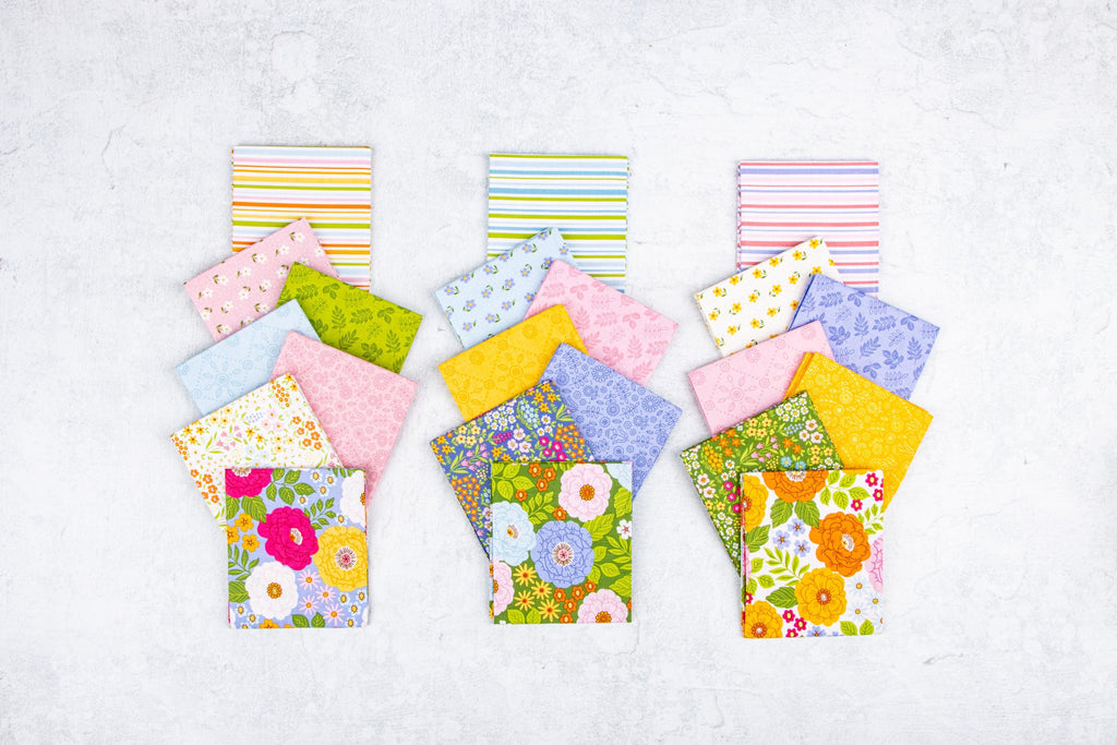 IN STOCK Riley Blake Lil Darlin Fat Quarter Bundle - floral fabric - floral Fat Quarters - Riley Blake fat quarter Bundle -