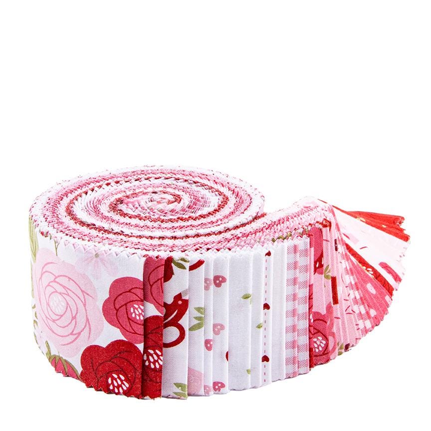 IN STOCK Riley Blake Sew in Love Rolie Polie - 2.5 inch strips - jelly roll - quilting jelly rolls