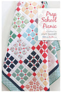 Amy Smart Prep School Picnic Quilt Pattern - layer cake pattern - beginner quilt pattern