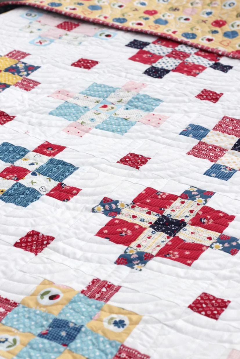 Amy Smart Fraulein Quilt Pattern - layer cake pattern - beginner quilt pattern