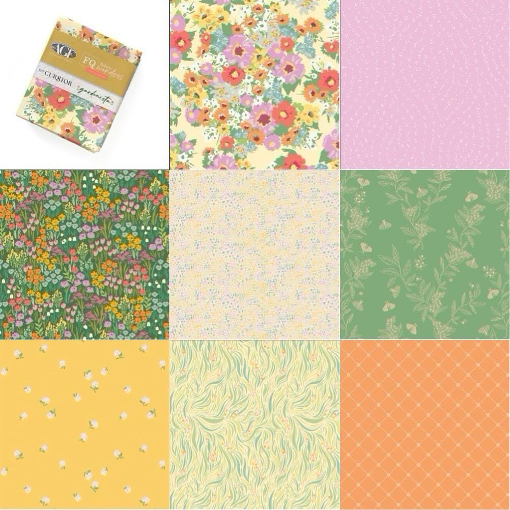 IN STOCK Art Gallery Gardenista - floral Fat Quarters - FQ Fabric Wonders -  The Cur8tor