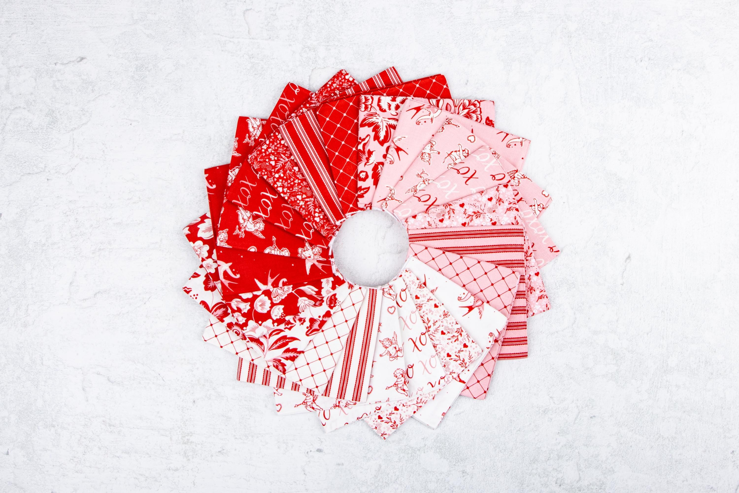 PREORDER Riley Blake Letters to Cupid Fat Quarter Bundle - Valentine Fat Quarters - Riley Blake fat quarter Bundle -