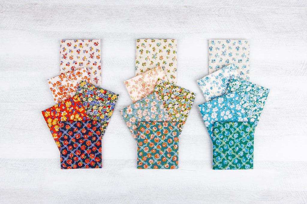 IN STOCK Liberty Fabrics Floral Nostalgia Fat Quarter Bundle - floral fabric - floral Fat Quarters - Liberty fabrics fat quarter Bundle