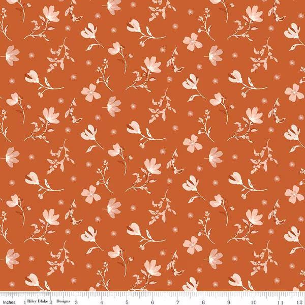 IN STOCK Riley Blake Morning Latte Fat Quarter Bundle - floral fabric - floral Fat Quarters - Riley Blake fat quarter Bundle -